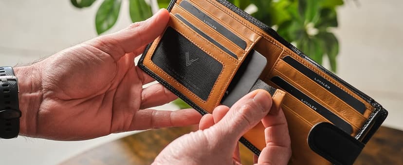 Lavalen Soft Leather Wallet for Men – Genuine Bifold with Zipper Coin Pocket – Holds Bills, Credit Cards, Coins – RFID Blocking Protection – Stylish, Durable & Practical Leather Wallet for Men