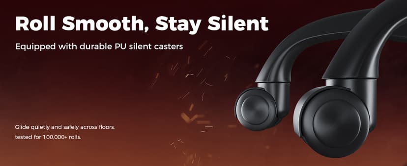 GTPLAYER Big and Tall Gaming Chair with Footrest, Ergonomic Office Desk Chair with 4.4in Thick Cushion and Wide Wingless Seat, Comfortable Leather Computer Chair, Predator Series, Black