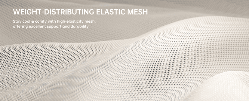 MUXX.STIL Office Chair, Ergonomic Desk Chair with Adjustable Lumbar Support and Flip up Armrest, Breathable Mesh Computer Chair for Home Office, Khaki