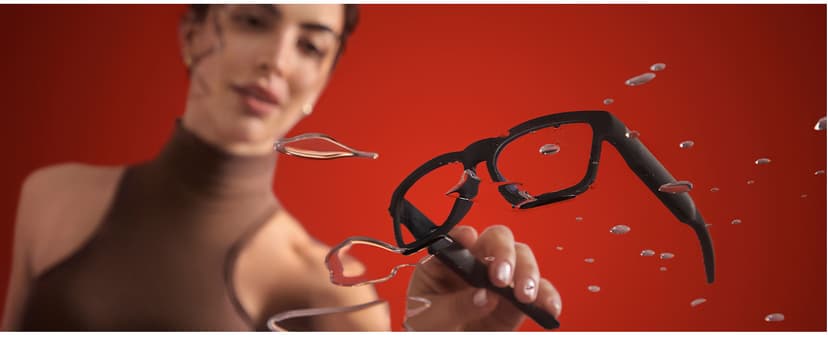 OhO Smart Glasses,Safety Glasses with Bluetooth Speaker,Indoor/Outdoor UV Protection and Voice Control,Unisex(Blue Light Lens)