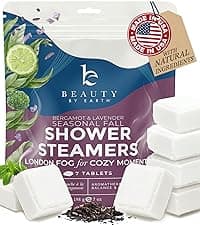 Lavender Shower Steamers Aromatherapy – USA Made with Bergamot Essential Oil, Valentines Day Gifts for Her, Large Shower Tablets for Women & Men, Stress Relief & Relaxing Calming Pamper Gifts