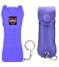 FIGHTSENSE Self Defense Pepper Spray - 1/2 oz Compact Size Maximum Strength Police Grade Formula Best Self Defense Tool for Women W/Leather Pouch Keychain