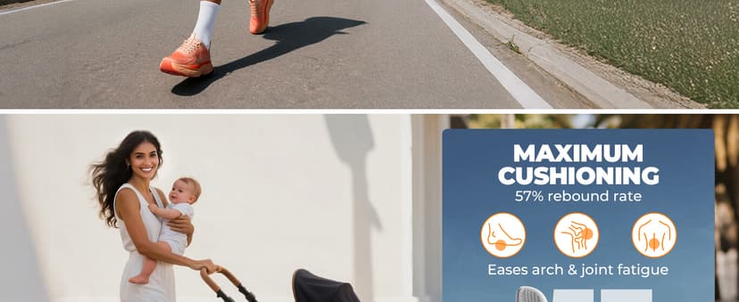 ALLSWIFIT Women's Slip On Walking Shoes Hands-Free Cushion Running Tennis SwiftPlush Non-Slip Comfortable Workout Gym Athletic Fashion Sneakers