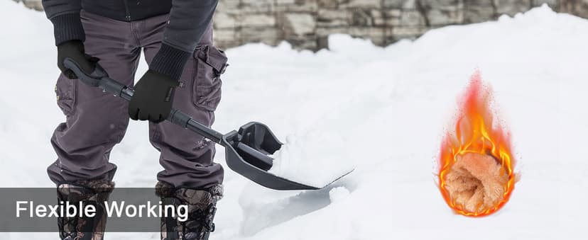 ihuan Winter Waterproof Gloves Cold Weather - Snow Ski Windproof for Men Women, Warm Touchscreen Thermal for Running Cycling