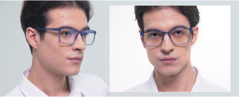 ANDWOOD Blue Light Blocking Glasses Men Women Computer Filter Large Frame Bluelight Blocker Anti Blue Ray Lightweight AR002