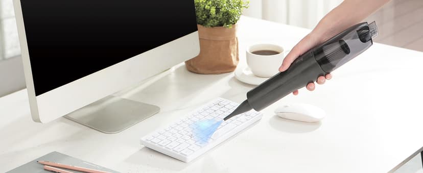 Brigii Crevice Vacuum, Cordless Mini Vacuum, 2 in 1 Handheld Vacuum & Air Duster, Lightweight 0.88lbs, USB-C Rechargeable-M5