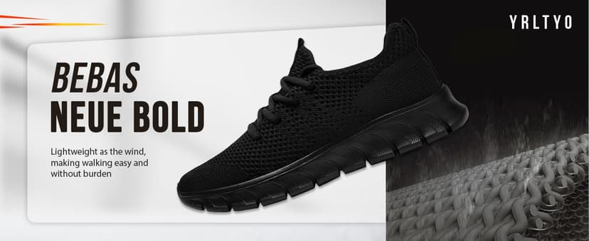 YRLTYO Mens Running Shoes Slip On Tennis Walking Sneakers Workout Athletic Lightweight Casual Sport Shoes