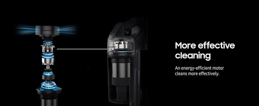 Samsung Jet 60 Pet Cordless Stick Vacuum Cleaner w/ Removable Battery, Advanced Floor Cleaning, Jet Fit Brush to Clean Hardwood, Carpet and Tile, Lightweight Design, VS15A6032R7, Rose Gold