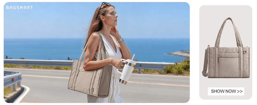 BAGSMART Gym Bag for Women, Duffle Bag for Travel with Wet Pocket, Lightweight Carry on Weekender Duffel, Water Resistant