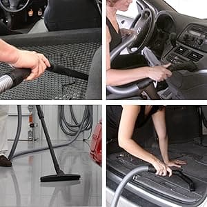 VacuMaid GV30 Wall Mounted Garage Vacuum with 30 ft Hose and Tools