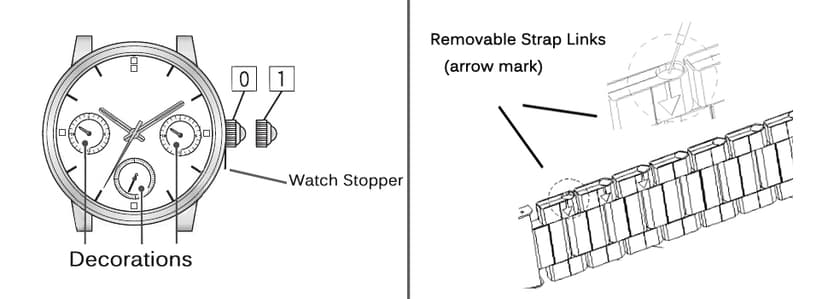 DREAMING Q&P Fq-005 Classic Style Gold Stainless Steel Mens Wrist Watches with Crystals for Man