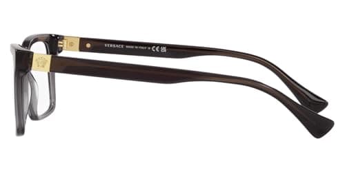 Versace VE3328-5389 Eyeglass Frame TRANSPARENT GREY w/DEMO LENS 56mm