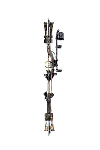 Bear Archery Legit MAXX Ready to Hunt Compound Bow Package with IMS Rest and Picatinny Sight Mounts, 10-70 lb Draw Weight, 14-13" Length
