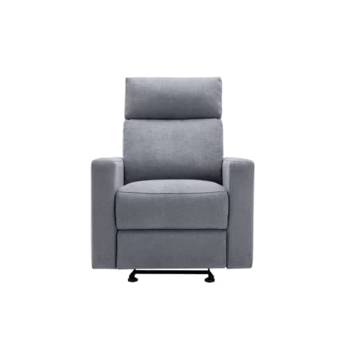 Nurture& The Manual Glider Premium Modern Recliner Nursery Glider Chair with Spill, Stain Proof Fabric | Designed with a Thoughtful Combination of Function and Comfort | Water Repellant (Gray)