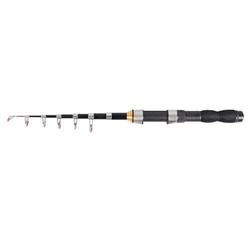 Telescopic Collapsible Extendable Fishing Rod for Saltwater and Freshwater, Lightweight and Compact Design