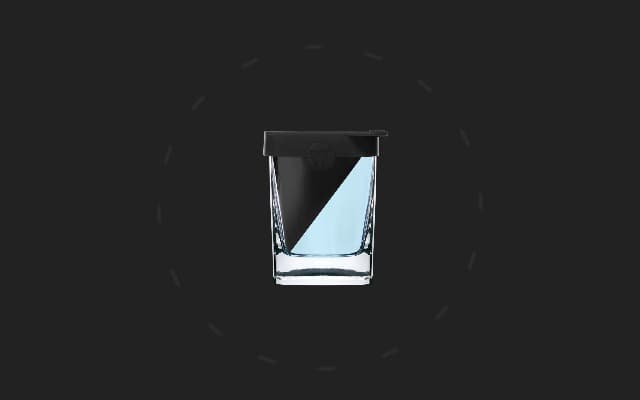 Corkcicle Whiskey Wedge - Premium Old Fashioned Glass with Silicone Ice Mold - For Bourbon, Scotch, & Spirits - Great Gift for Dad - Perfect for the Holidays - 9 oz