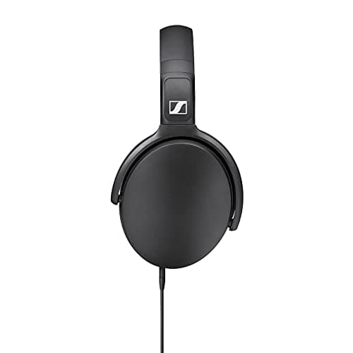 Sennheiser HD 400S - Audiophile Closed Back Headphones with One-Button Smart Remote on Detachable Cable,Black