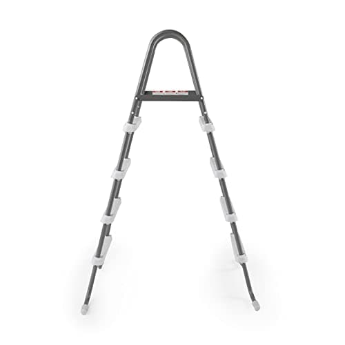 Intex Steel Frame Above Ground Swimming Pool Entry/Exit Ladder for 48" High Wall Pools, 300 Pound Capacity, Accessory Only, Pool Not Included