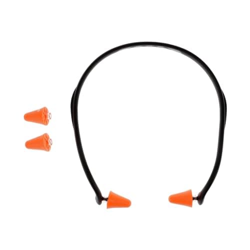 Walker's Pro-Tek Earplug Band 25dB NRR Passive Hearing Protection Shooting Hunting Soft Adaptable Foam Plugs w/Comfortable Neckband, Extra Pair of Ear Tips Included