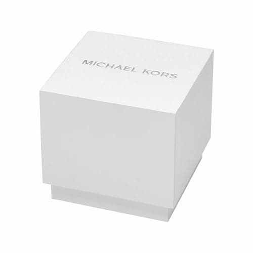 Michael Kors Corey Three-Hand Black Leather Watch