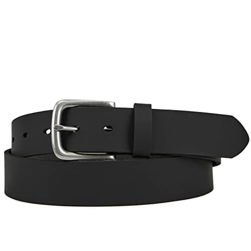 VATAN Men's Genuine Leather Casual Every Day Jeans Belts, Handmade Men Leather Belt with Gift Box