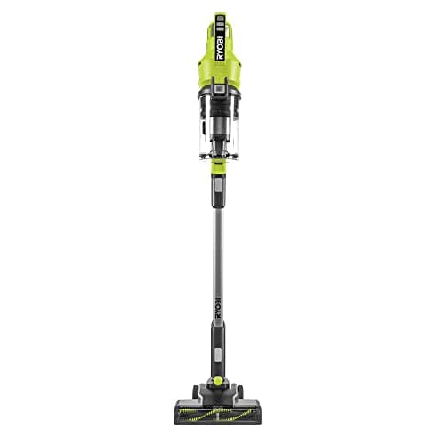 RYOBI 18 V ONE+ RSV18-0 Cordless Floor Vacuum Cleaner (30 AirWatt Suction Power, 820 l/min Airflow, 24 cm Wide Floor Nozzle, without Battery and Charger), Green