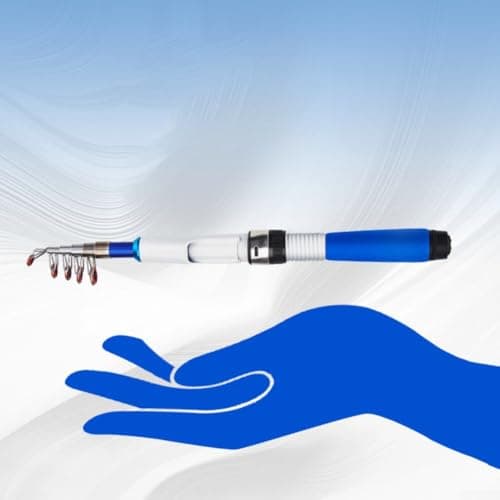 Collapsible Fishing Rod and Reel-Combo,Mini Telescopic Fishing Rod with Spinning-Reel, Portable Collapsible Fishing Pole Kit for Saltwater and Freshwater