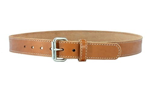 Daltech Force Roughcut® - Concealed Carry CCW Natural Leather Gun Belt 15-17 oz Full Grain Leather Belt