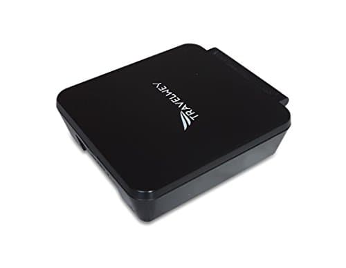 Digital Travel Alarm Clock - No Bells, No Whistles, Simple Basic Operation, Loud Alarm, Snooze, Small and Light, ON/Off Switch, 2 AAA Battery Powered, Black