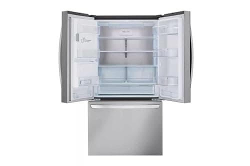 LG 36 Inch Counter-Depth MAX™ Smart French Door Refrigerator with 26 cu.ft. Capacity, WiFi Enabled, ThinQ Technology, Dual Ice Maker, Slim SpacePlus® Ice System