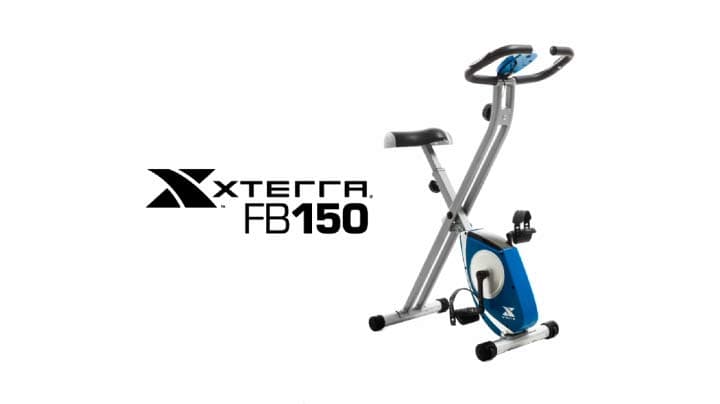 XTERRA Fitness Folding Exercise Bike, 225 LB Weight Capacity