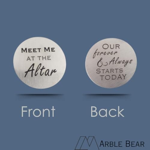 Gift to Groom From Bride on Wedding Day - Future Husband Gift, Pocket Hug Token