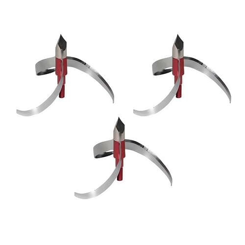 Turkey Hunting Broadhead for Archery - 125 Grain 3 Pack Archery Arrow Tips for Crossbow, Recurve, Compound Bow.