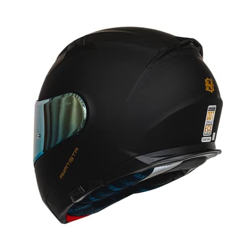 HAX Amatista Modular Flip-Up Dual Visor Motorcycle Helmet - DOT/ECE Approved, Lightweight, Comfortable, and Stylish Helmet for Men and Women (Matte Black XXL)