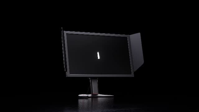 BenQ Zowie XL2546X+ 24.1 Fast TN 280Hz Gaming Monitor for Esports, Motion Clarity DyAc 2, 1080p, XL Setting to Share, S Switch, Shielding Hood, Industrial Grade Bearing Height Adjustment