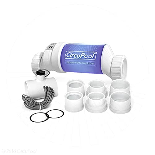 CircuPool® Universal25 Saltwater Chlorinator - Complete System with 25k-Gallon Max Titanium Cell & 4 Year Warranty