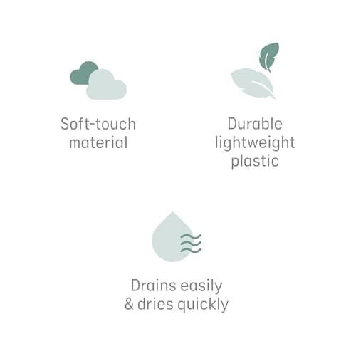 Angelcare Baby Bath Support (Gray) | Ideal for Babies Less Than 6 Months Old