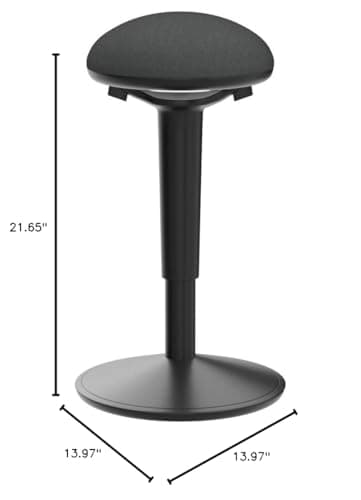 Standing Desk Chair with 360-Degree Standing Desk Chair with Memory Foam Seat Cushion, Lightweight & Flexible