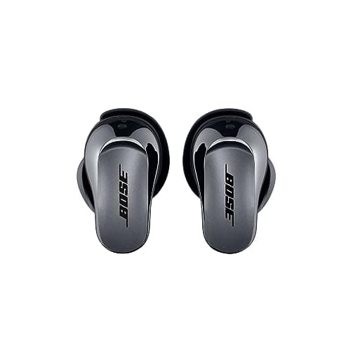 Bose QuietComfort Ultra Bluetooth Earbuds, Wireless Earbuds with Spatial Audio and World-Class Active Noise Cancellation, Deep Bass, Up to 6 Hours of Playtime, Black