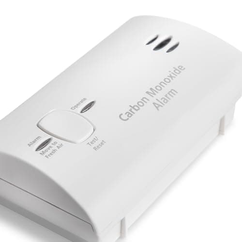 Kidde Carbon Monoxide Detector, AA Battery Powered, Portable for Travel or Home, 85 dB Alarm, LED Status Indicators, 3rd Edition