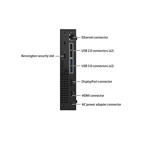 Dell Optiplex 3040 Micro Computer Mini Tower PC, Intel Quad Core i5-6500T, 8GB DDR4 RAM, 256GB SSD, Win 11 Pro (Renewed)