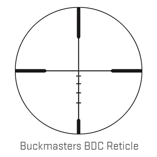 SIG SAUER Buckmasters 3-12x44mm 1" Tube Second Focal Plane/SFP/F2 Durable Shockproof Waterproof Fogproof Black Riflescope