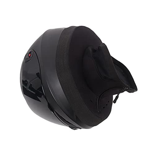 MOTO4U Motorcycle Helmet Skirt Wrap-Around Helmet Bib Wind & Rain Bib Helmet Warm Bib Detachable Long Type