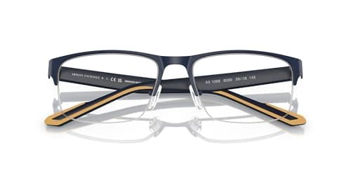Armani Exchange mens Ax1068 Rectangular Prescription Eyewear Frames