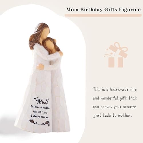 Mom Birthday Gifts,Mom Gifts from Daughters,5.5'' Mother and Daughter Figurine,Meaningful Gift for Mama on Birthday and Mother's Day (Mom Gifts)