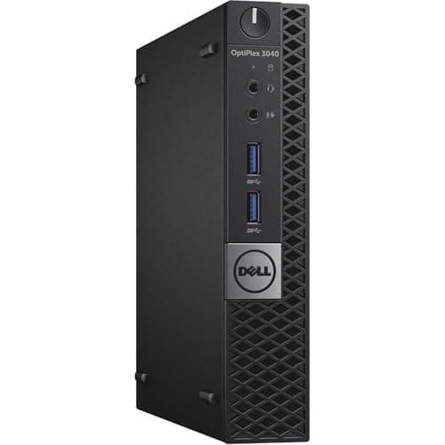 Dell OptiPlex 3040 Micro PC Mini Desktops, Intel Core 6th Gen 3.2GHz, 8 GB RAM, 256 GB SSD, WiFi, Bluetooth, Keyboard & Mouse, Windows 11 Pro (Renewed)