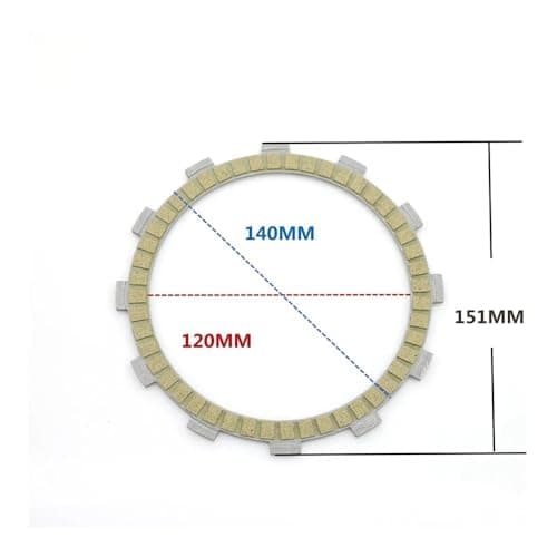 zRuOniA Motorcycle Clutch Plate Friction Disc for 1000cc Sport Bike 2009-2016 Fit GSXR1000 Type