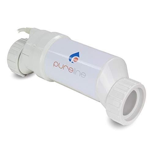 Pureline Crystal Pure Salt System, PL7700, Universal Pool Salt Chlorination System, Includes Control Panel, Salt Cell, 40,000 Gallon