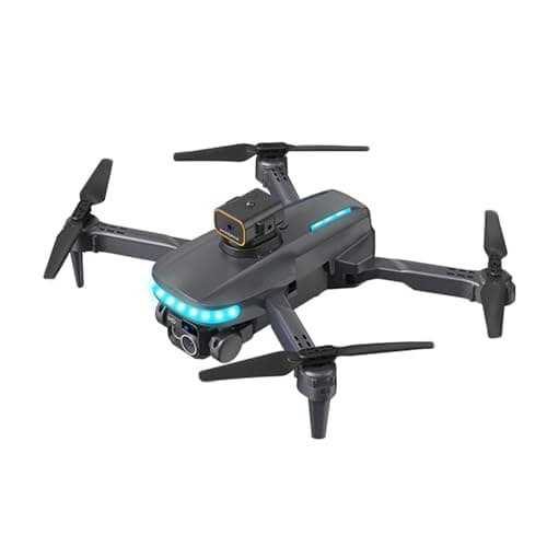 WiFi FPV Drone with 4K HD Camera – Foldable RC Quadcopter, Altitude Hold, Headless Mode, Route Fly, 80-100m Control Range, VR Experience, Ideal for Beginners, Includes Carrying Case (Black)