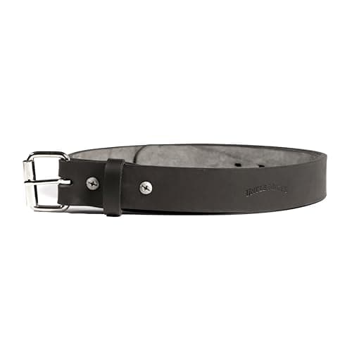 Uncle Mike's Leather Gun Belt for Men, Heavy Duty 14 oz. Leather for Work or Concealed Carry Holster Belt